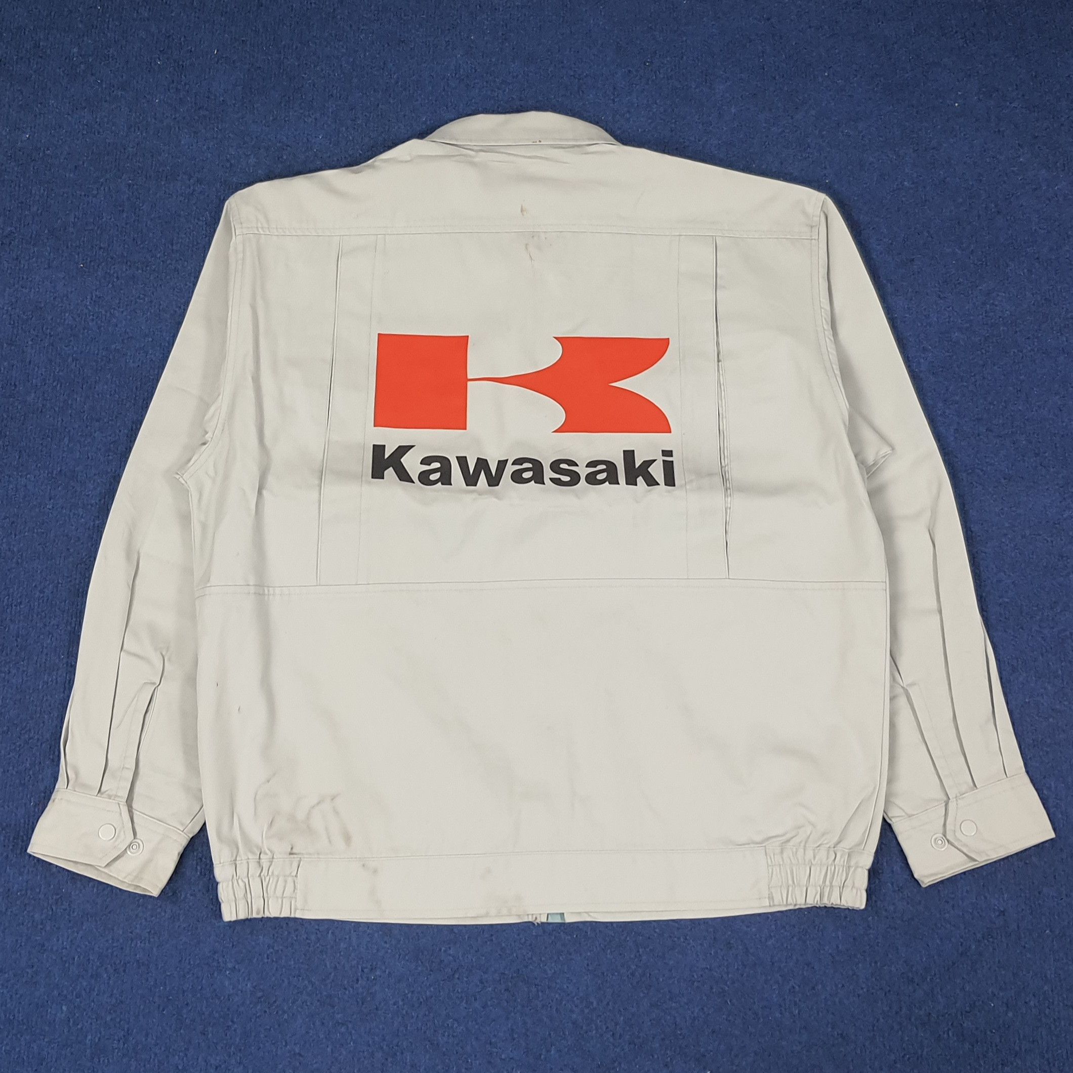 Vintage KAWASAKI Japan Motorsports Custom Jacket C233N14
