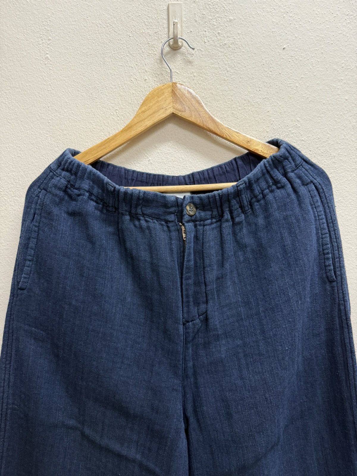 Issey Miyake × Japanese Brand × Vintage Vintage Plantation Issey Miyake Linen Flare Palazo Pants Size 28" / US 6 / IT 42 - 17 Thumbnail