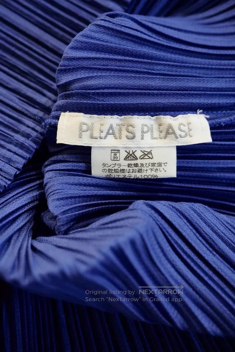 Issey Miyake Issey Miyake Right Angle Shoulder Pleated Vintage Top Size L / US 10 / IT 46 - 6 Thumbnail