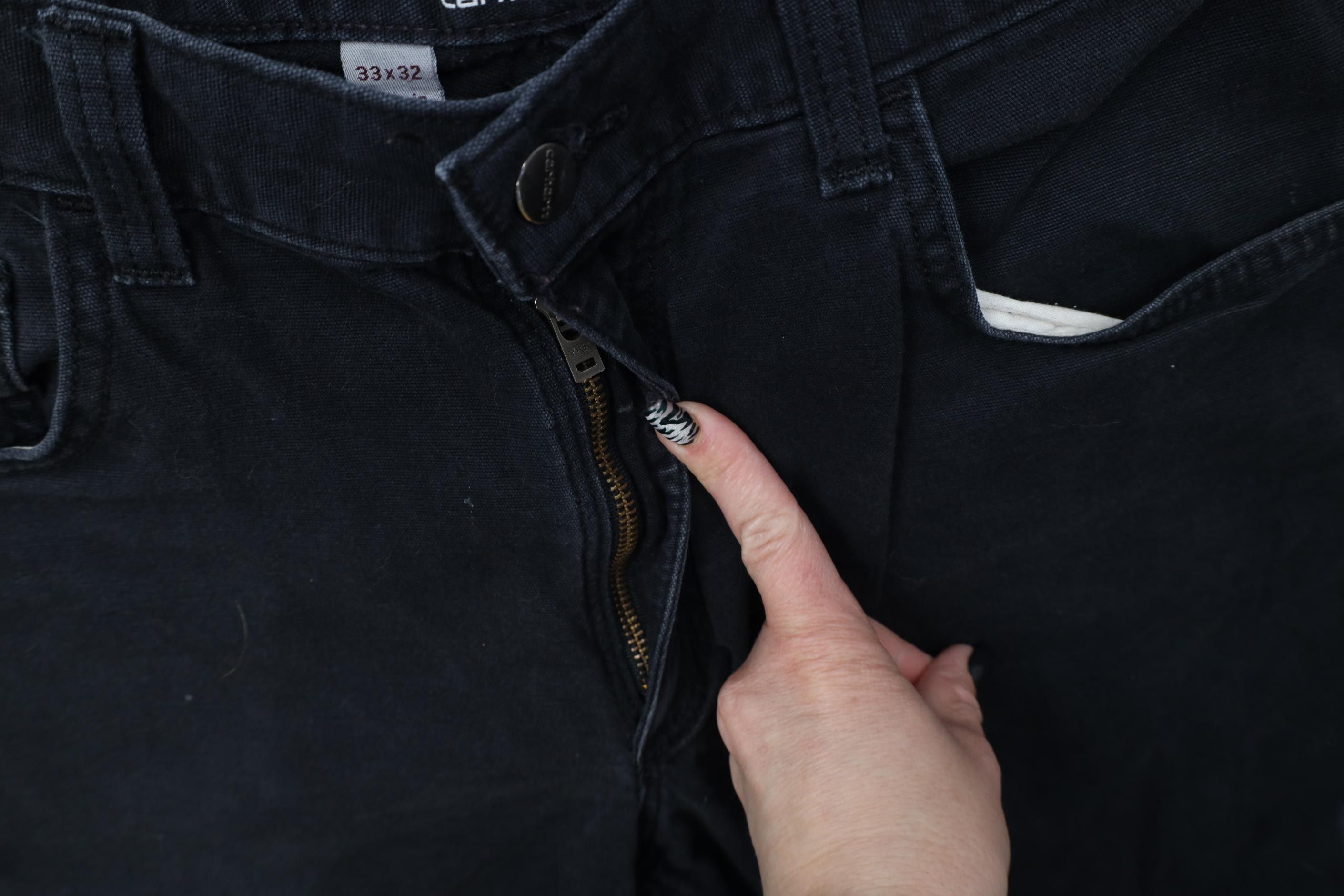 Carhartt Vintage Y2K Carhartt Relaxed Fit Stretch Canvas Pants Black Size US 33 - 6 Thumbnail