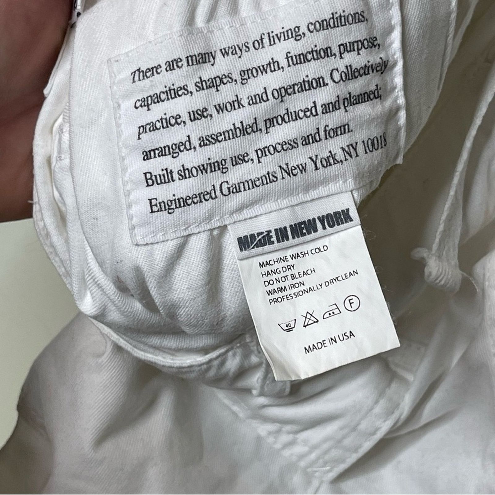 Engineered Garments Engineered Garments Fatigue Pant Cotton in White sz S Size US 30 / EU 46 - 5 Thumbnail