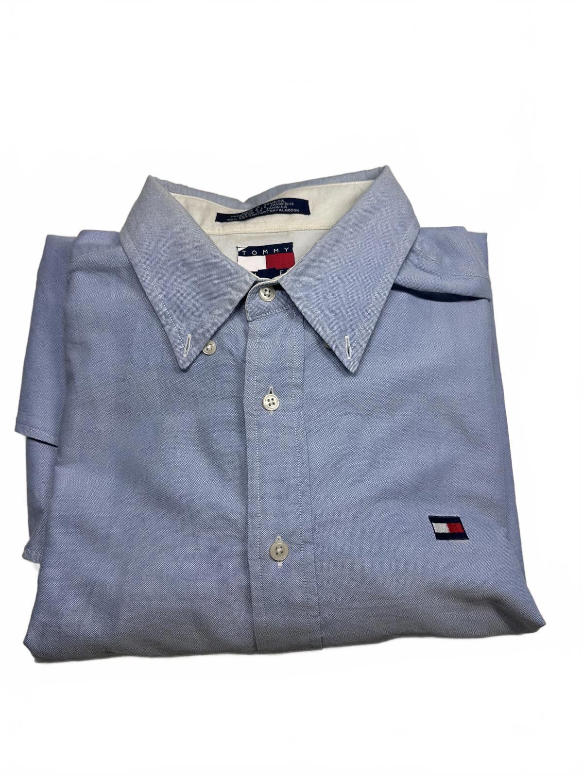 Tommy Hilfiger Tommy Hilfiger Classic Blue Button-Up Shirt Size US XL / EU 56 / 4 - 7 Thumbnail