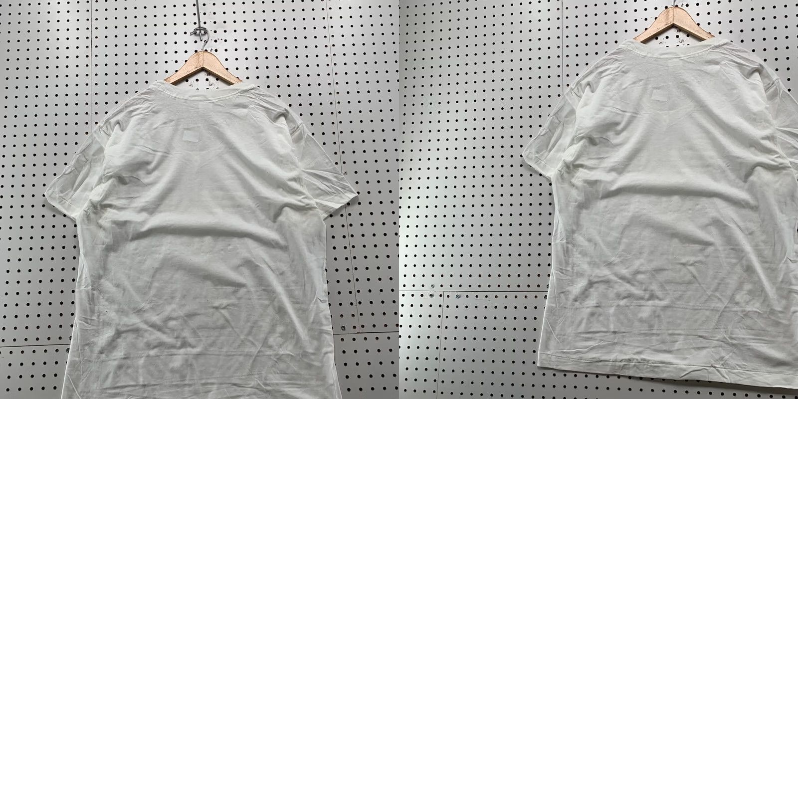 Fruit Of The Loom VINTAGE Fruit Of The Loom V Neck White Shirt Mens XL Single Stitch USA 24.5x31 Size US XL / EU 56 / 4 - 9 Thumbnail