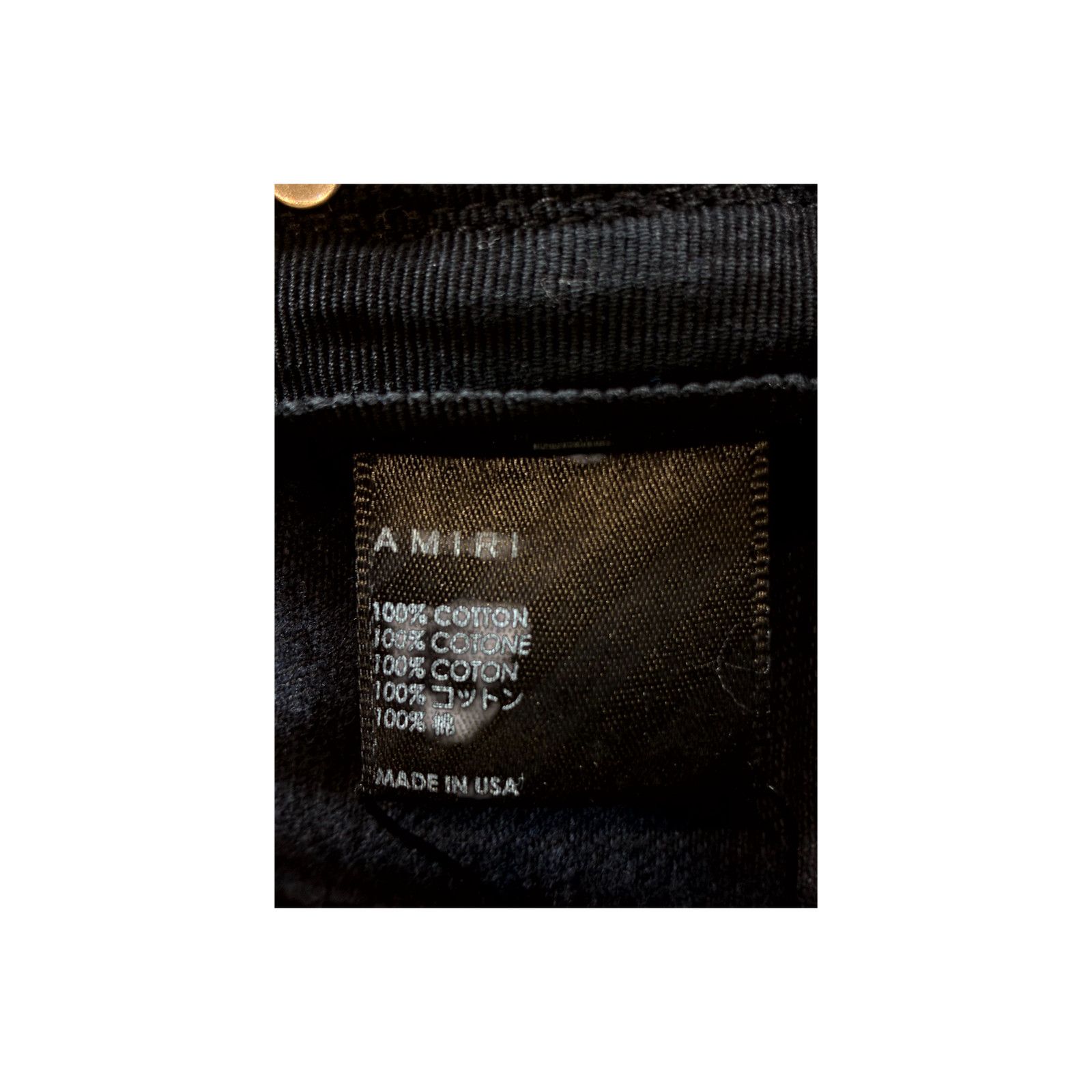 Amiri Amiri Varsity Slim Black Jeans Size US 36 / EU 52 - 5 Thumbnail