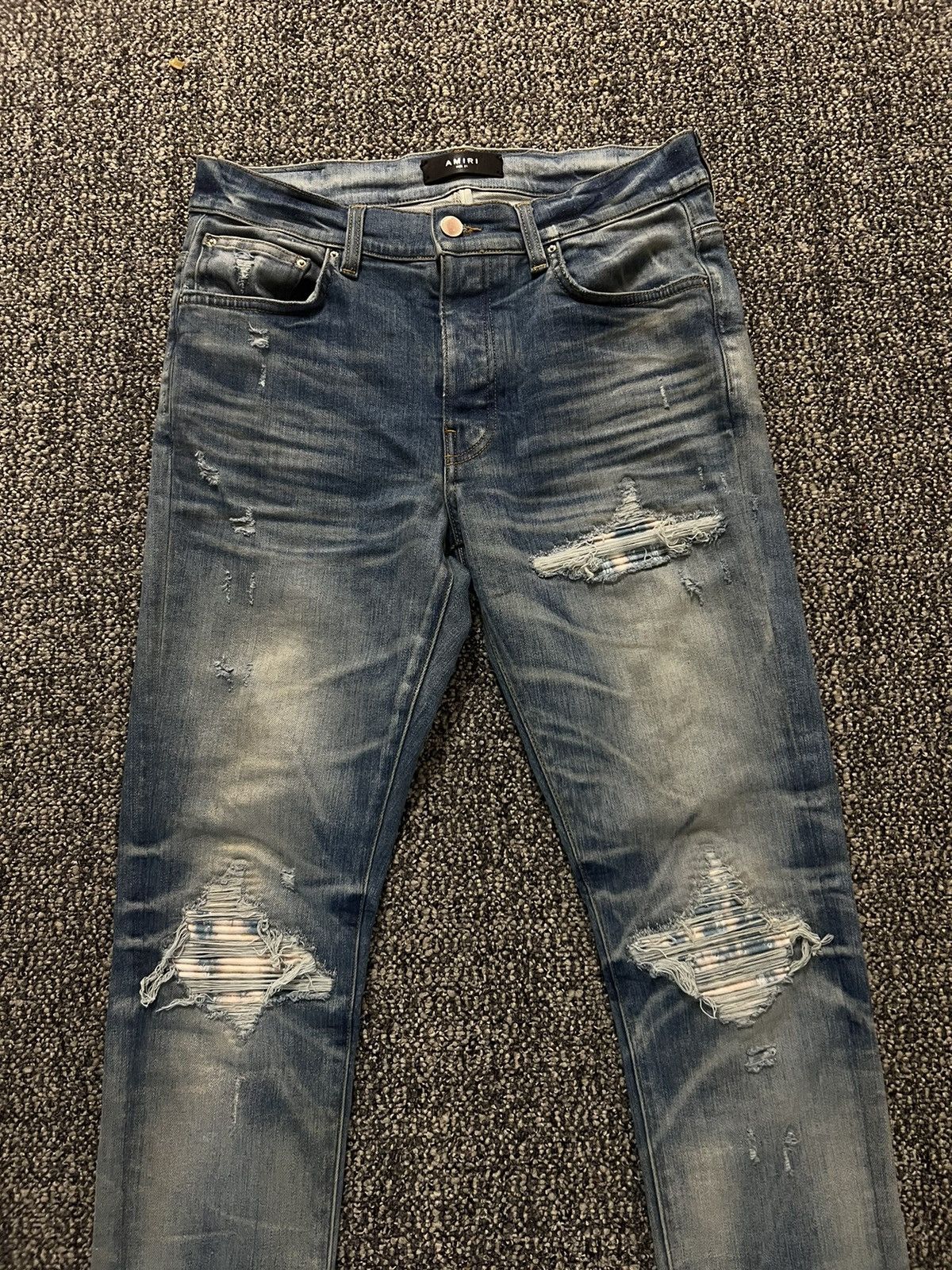 Amiri Amiri MX1 Tie Dye Denim Size US 31 - 3 Thumbnail