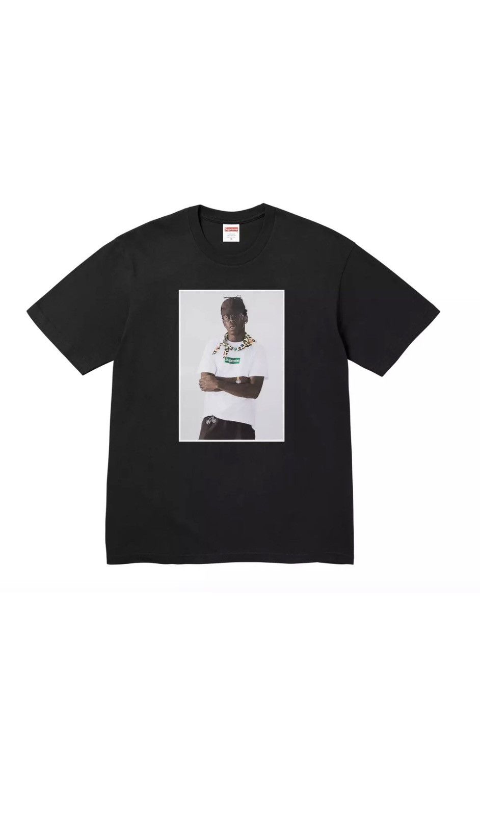 Supreme × Tyler The Creator Supreme Tyler the Creator Photo Logo Tee FW24 Black Medium Size US M / EU 48-50 / 2 - 1 Preview