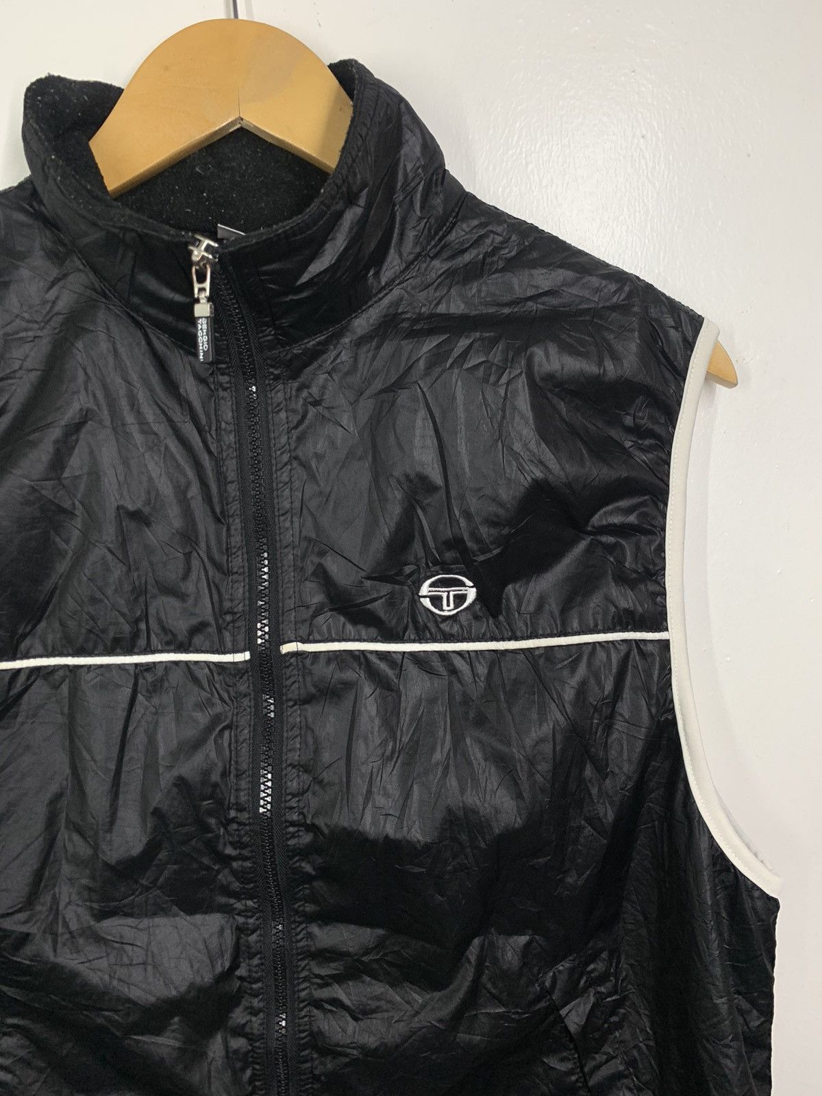 Sergio Tacchini × Vintage Sergio Tacchini Track & Court Lab Vest Light Jacket Size US M / EU 48-50 / 2 - 4 Thumbnail