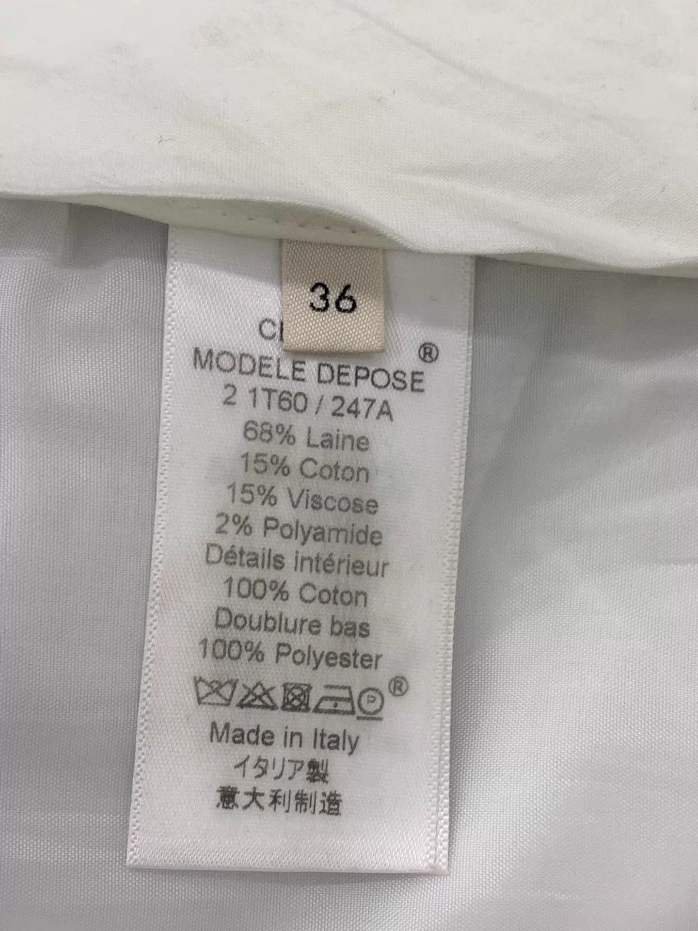 Celine Celine color blocked check trousers 36 new Size 25" / US 0 / IT 36 - 5 Thumbnail