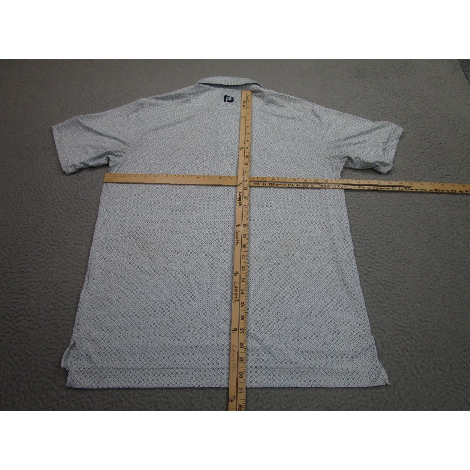 Footjoy FootJoy Polo Shirt Mens M Blue White Diamond Argyle 1959 Country Club Golf Shirt Mens M Blue White Argyle Diamond FootJoy Polo 1959 Country Club Golf Size US M / EU 48-50 / 2 - 3 Thumbnail