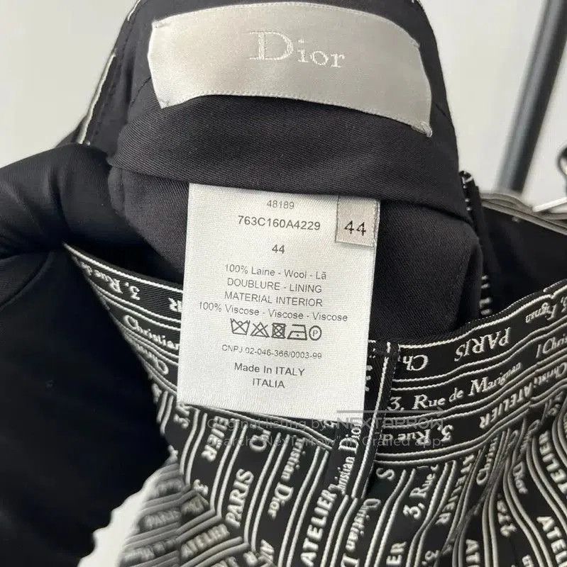 Dior Dior Black Polyester Casual Pants . Size US 26 / EU 42 - 4 Thumbnail