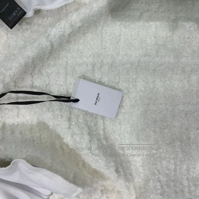 Balmain Balmain Women's White Long Sleeve Cardigan . Size M / US 6-8 / IT 42-44 - 7 Thumbnail