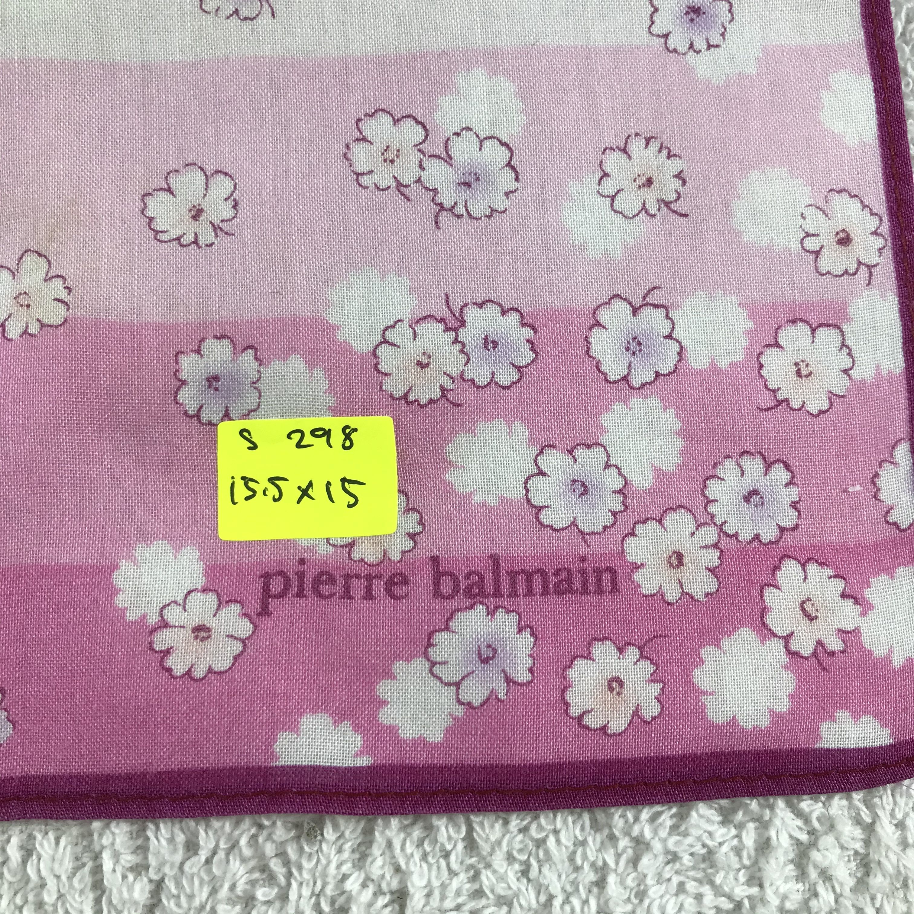 Pierre Balmain × Vintage Pierre Balmain Bandana / Handkerchief / Neckerchief - S298 Size ONE SIZE - 5 Thumbnail