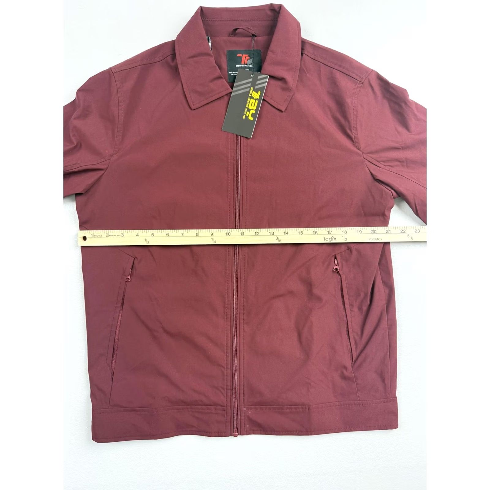 Vintage TBY Jacket Mens S Red Softshell Windbreaker Full Zip Pockets Lightweight Size US S / EU 44-46 / 1 - 6 Thumbnail