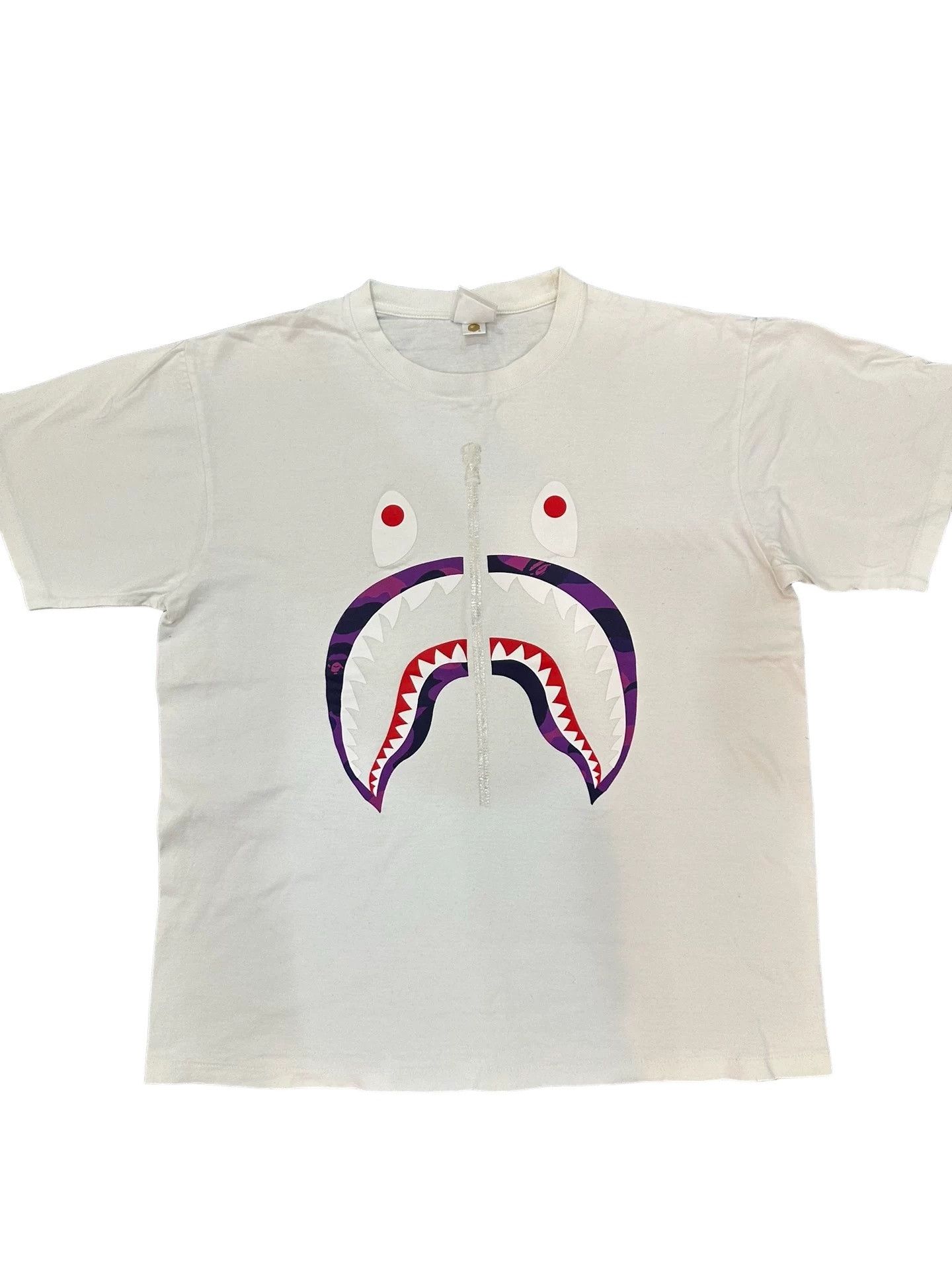 Bape A Bathing Ape Shark Graphic T-Shirt Size L Size US L / EU 52-54 / 3 - 1 Thumbnail