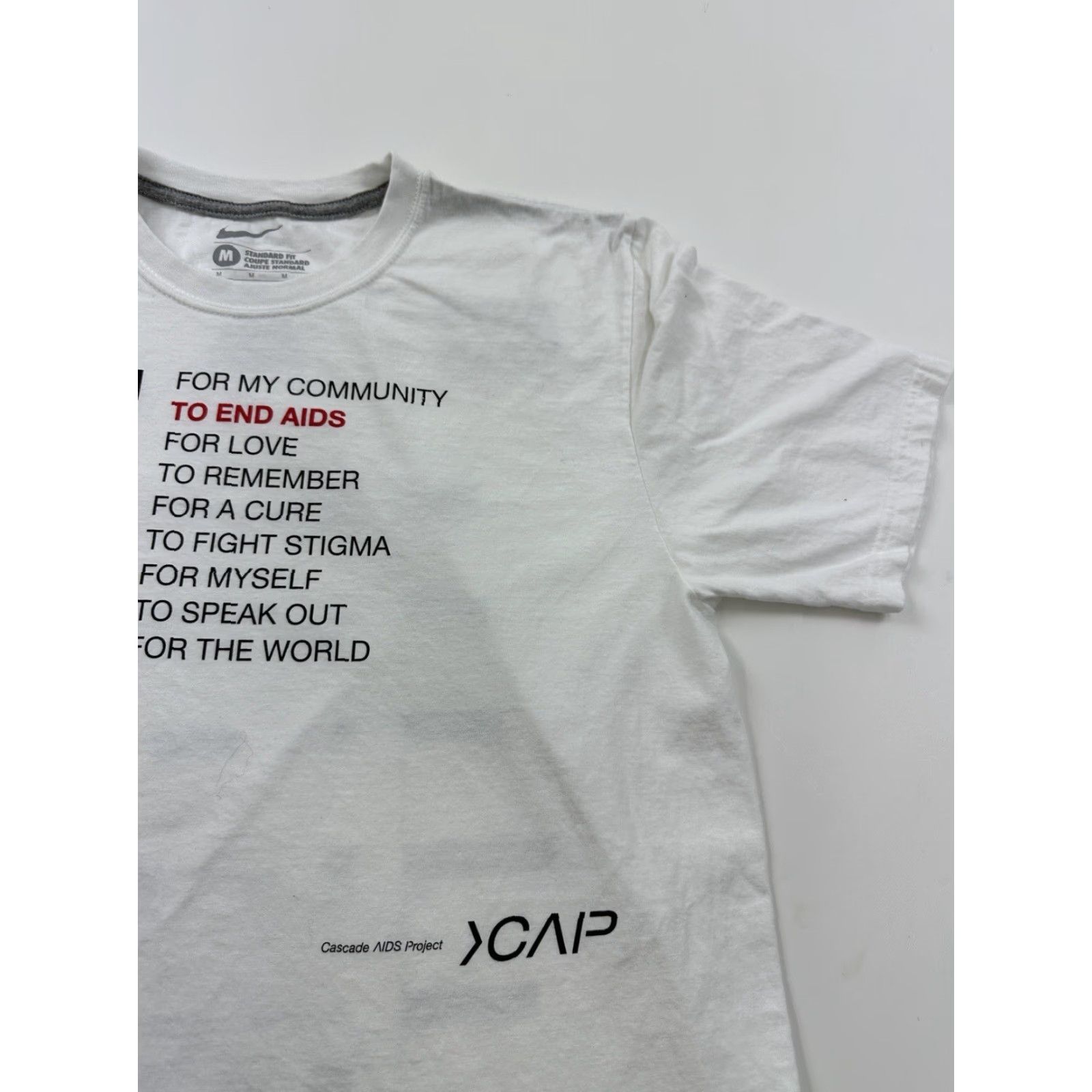 Nike Nike Shirt Mens Medium White AIDS Walk 2012 Portland Oregon Size US M / EU 48-50 / 2 - 3 Thumbnail