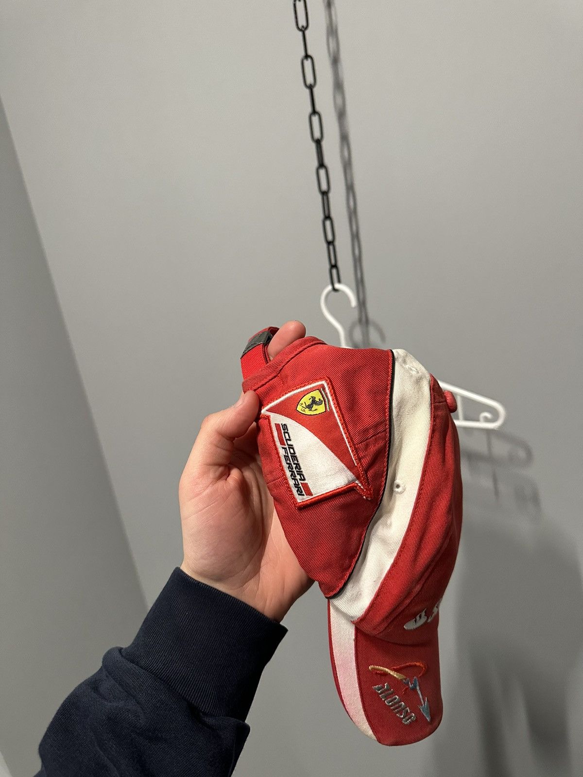 Japanese Brand Vintage Racing Cap Puma Ferrari Marlboro Schumacher F1 Size ONE SIZE - 2 Thumbnail