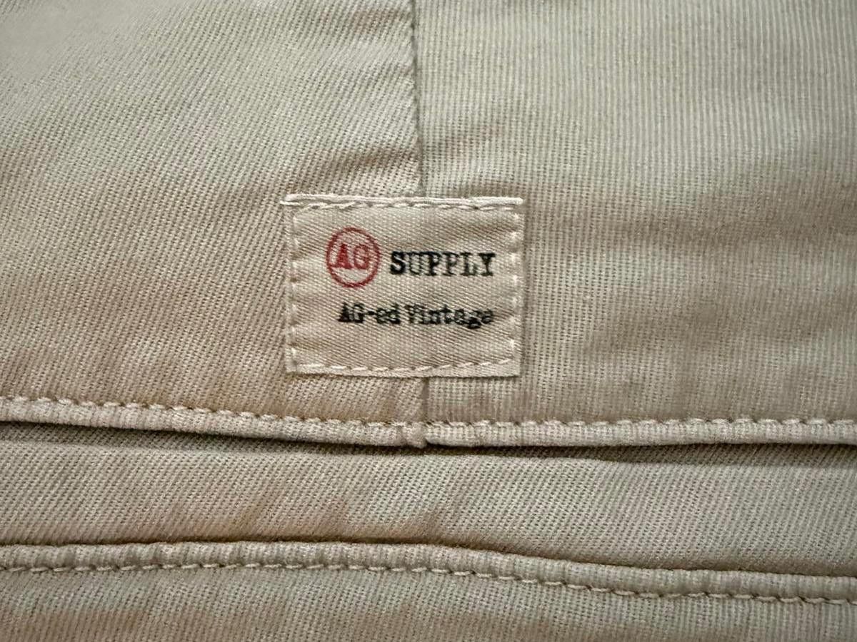 AG Adriano Goldschmied Adriano Goldschmied Supply Khaki Chino Pants – Size 36x33 Size US 36 / EU 52 - 3 Thumbnail