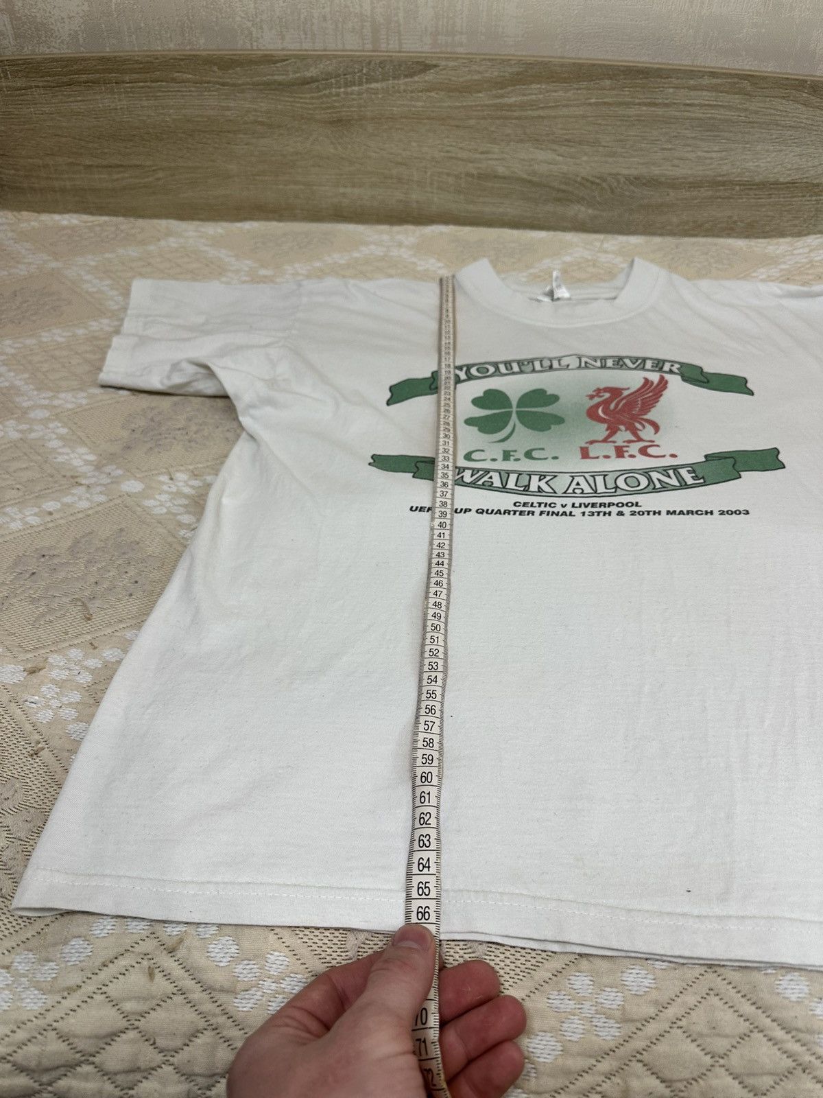 UEFA 🔥 2003 UEFA Cup Final Celtics vs Liverpool Football T Shirt Size US L / EU 52-54 / 3 - 10 Thumbnail