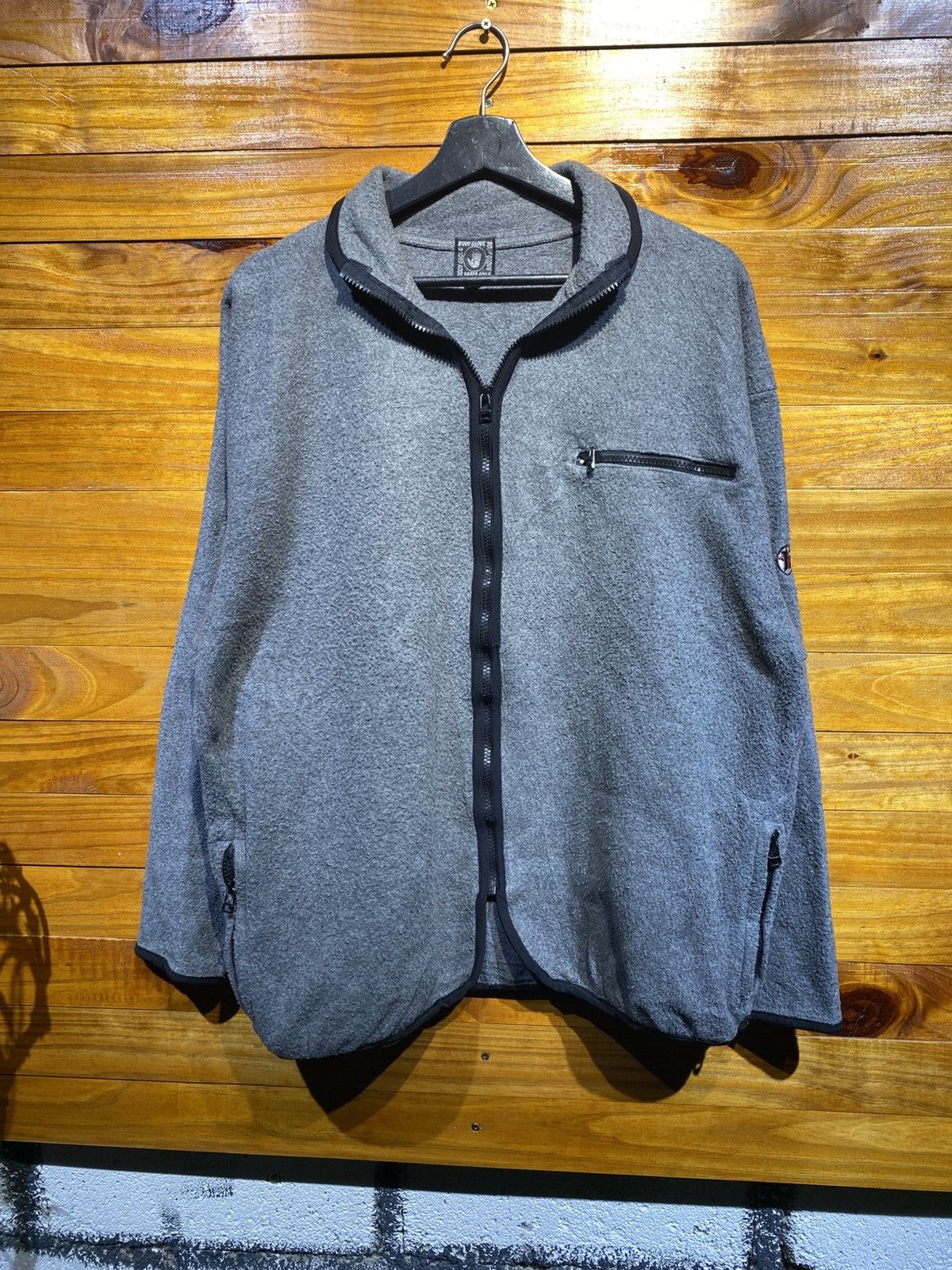 Body Glove Body Glove Vintage Full-Zip Fleece Jacket – Gray Size US L / EU 52-54 / 3 - 3 Thumbnail