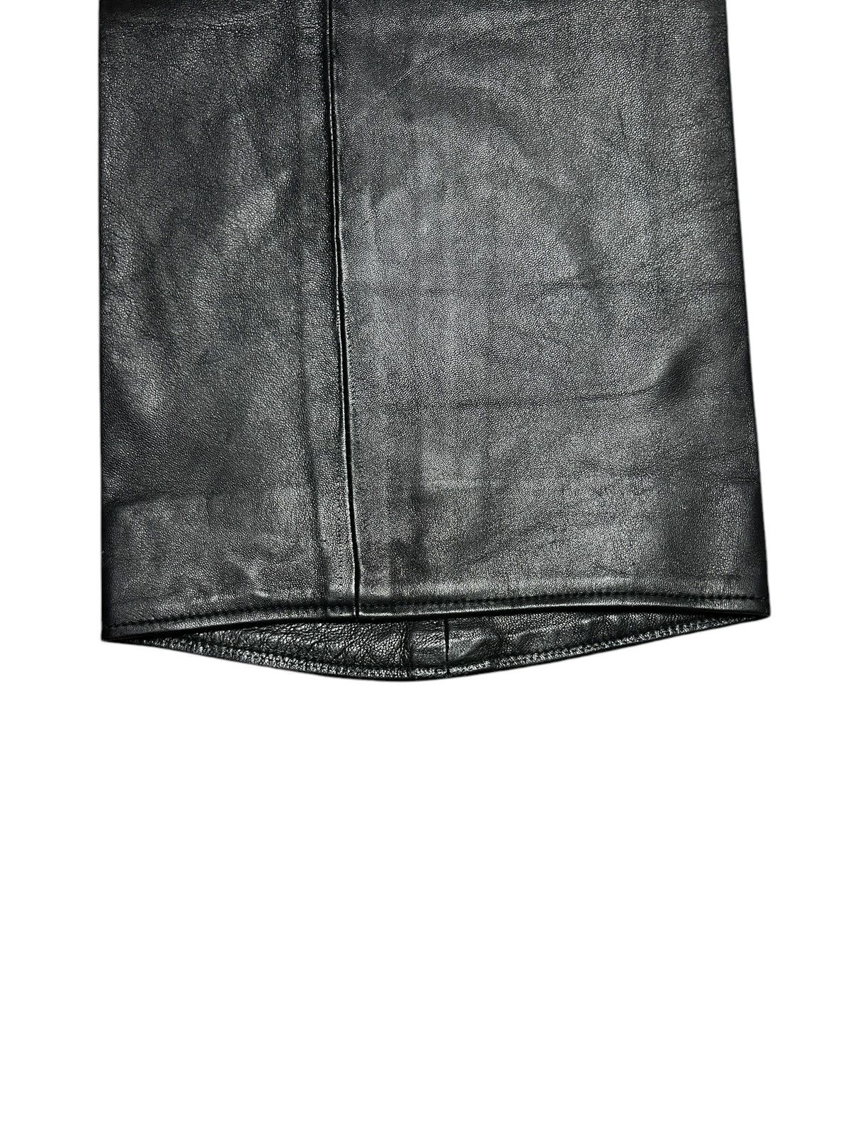 Vivienne Westwood 90s Sailor Leather Trousers Size 28" / US 6 / IT 42 - 15 Thumbnail