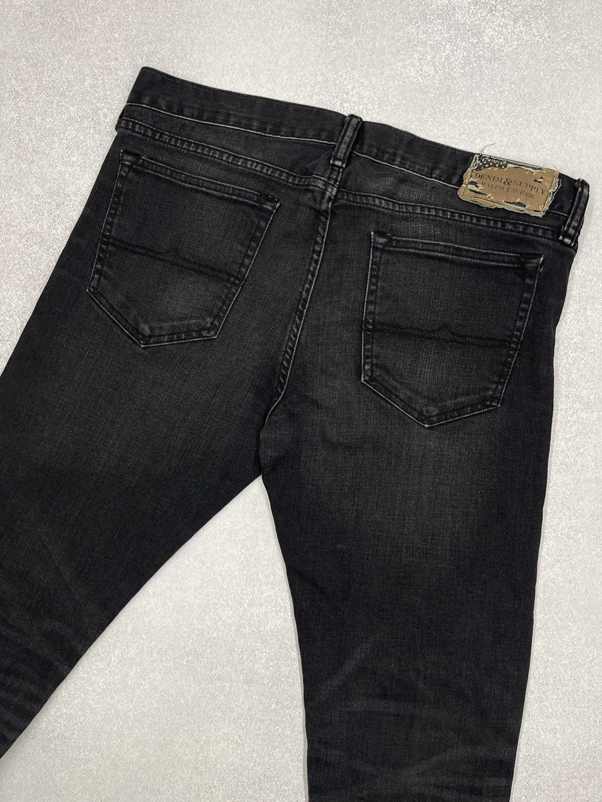 Denim & Supply Ralph Lauren Vintage Polo Ralph Lauren Denim Supply Graham Jeans Black Size US 34 / EU 50 - 3 Thumbnail