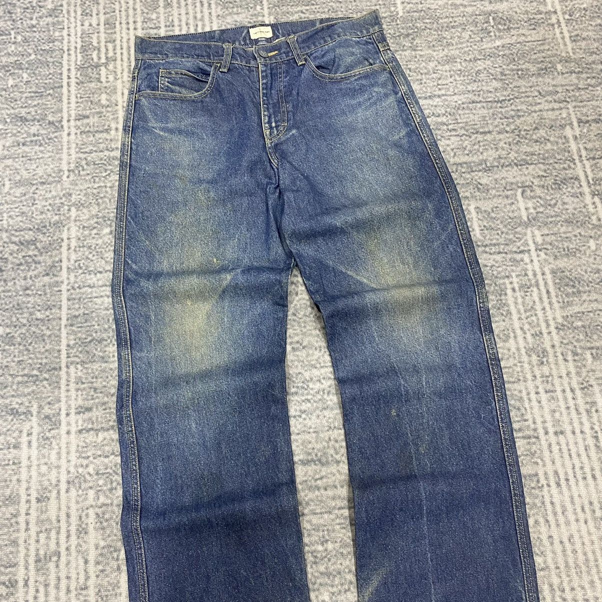 Calvin Klein × Vintage Sick☠️ CK Vintage Straight Cut Jeans 80s Mud Wash Dirty Size US 32 / EU 48 - 4 Thumbnail