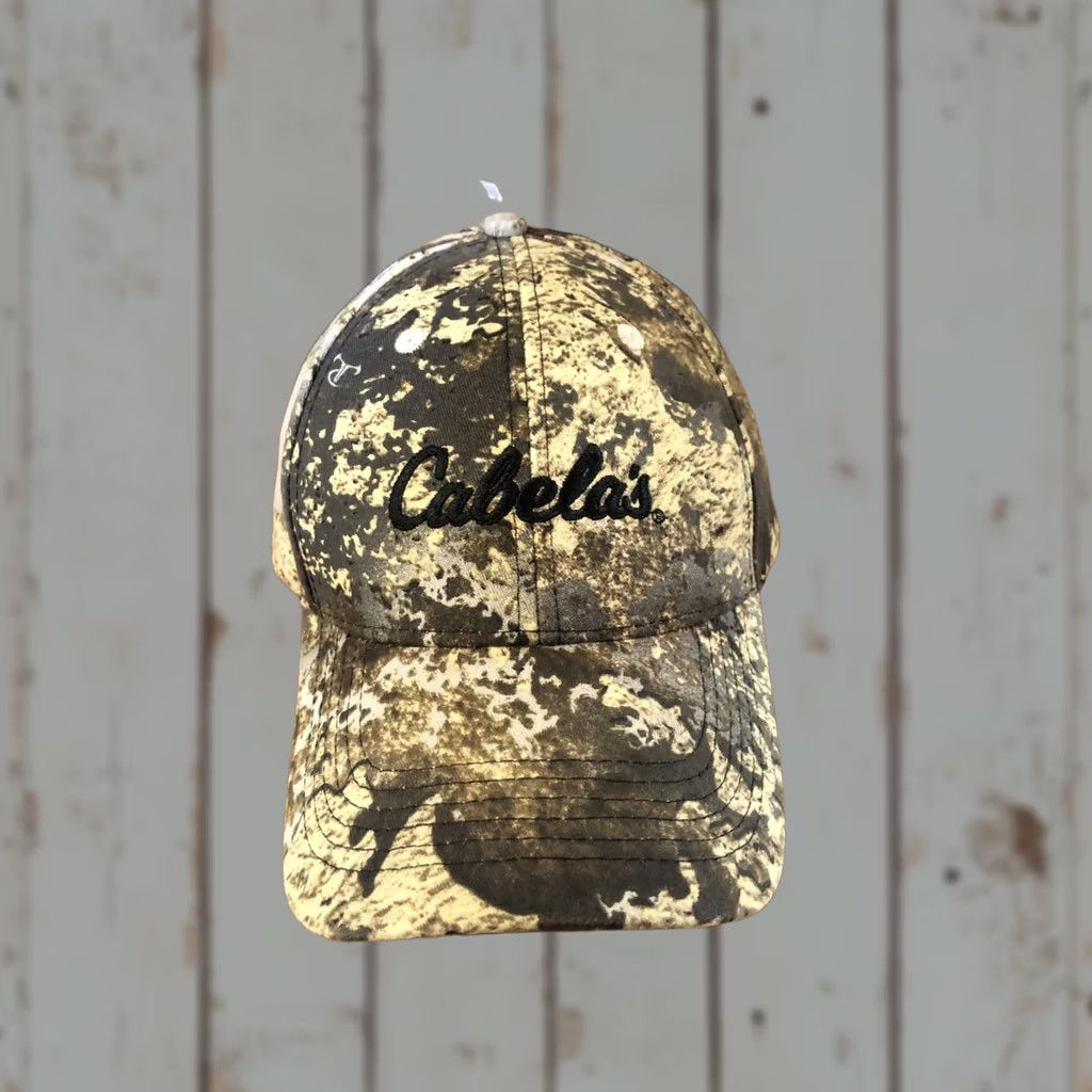 Vintage Cabela'S Hat Mens One Size Brown Cap Snap Back Camo Embroidered Baseball Hunting Outdoors Size ONE SIZE - 1 Thumbnail