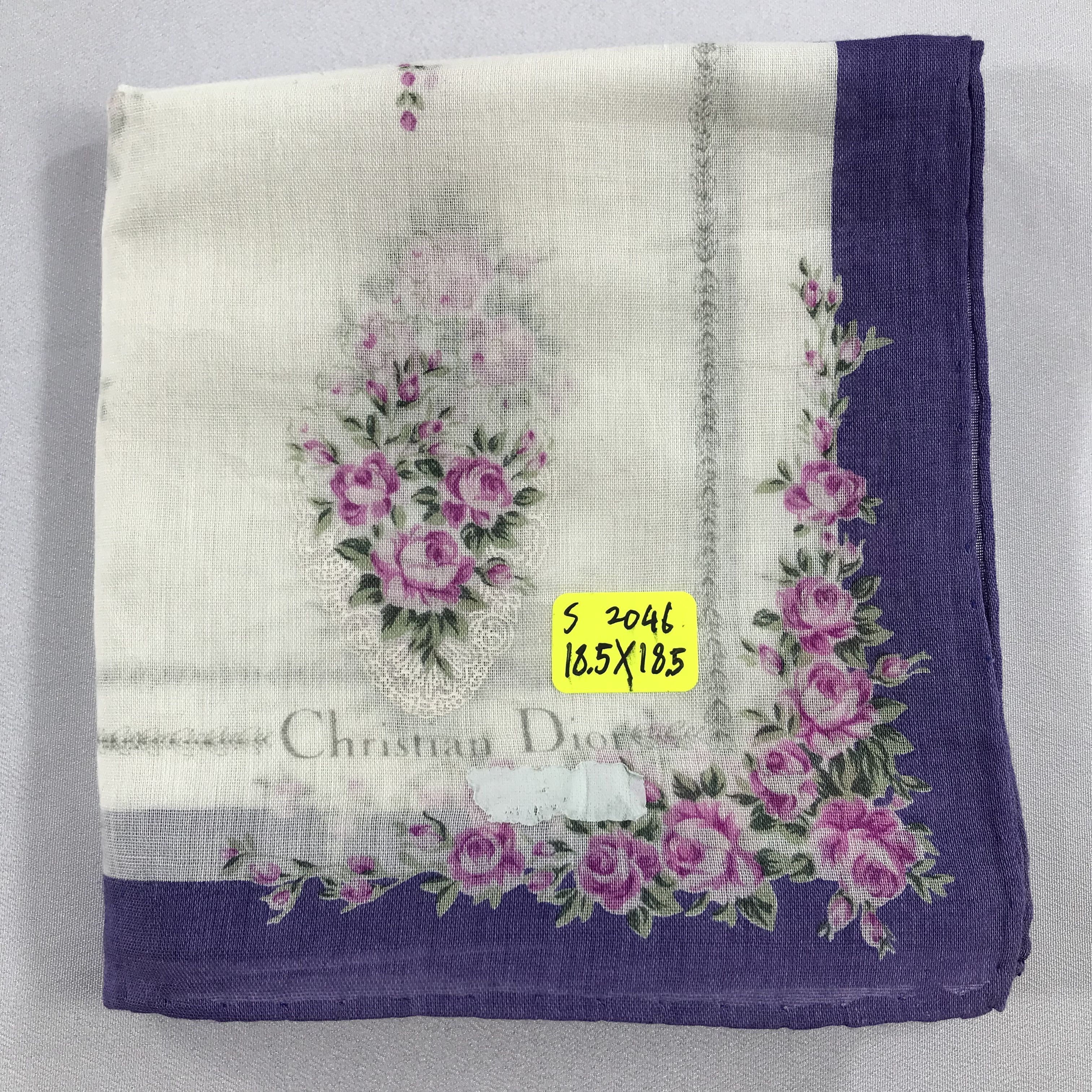 Vintage Christian Dior Bandana / Handkerchief / Neckerchief - S2046 Size ONE SIZE - 5 Thumbnail