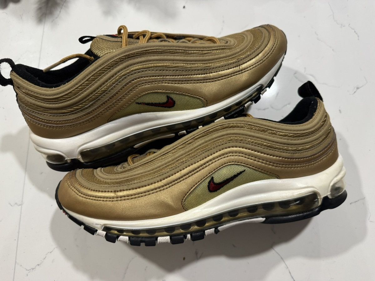 Nike Nike Airmax 97 “Gold metallic” Size US 9.5 / EU 42-43 - 1 Thumbnail