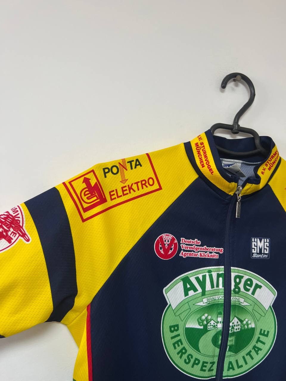 Other Vintage Sms Santini Cycling Jersey Bicycle Shirt Italy L Size US L / EU 52-54 / 3 - 4 Thumbnail