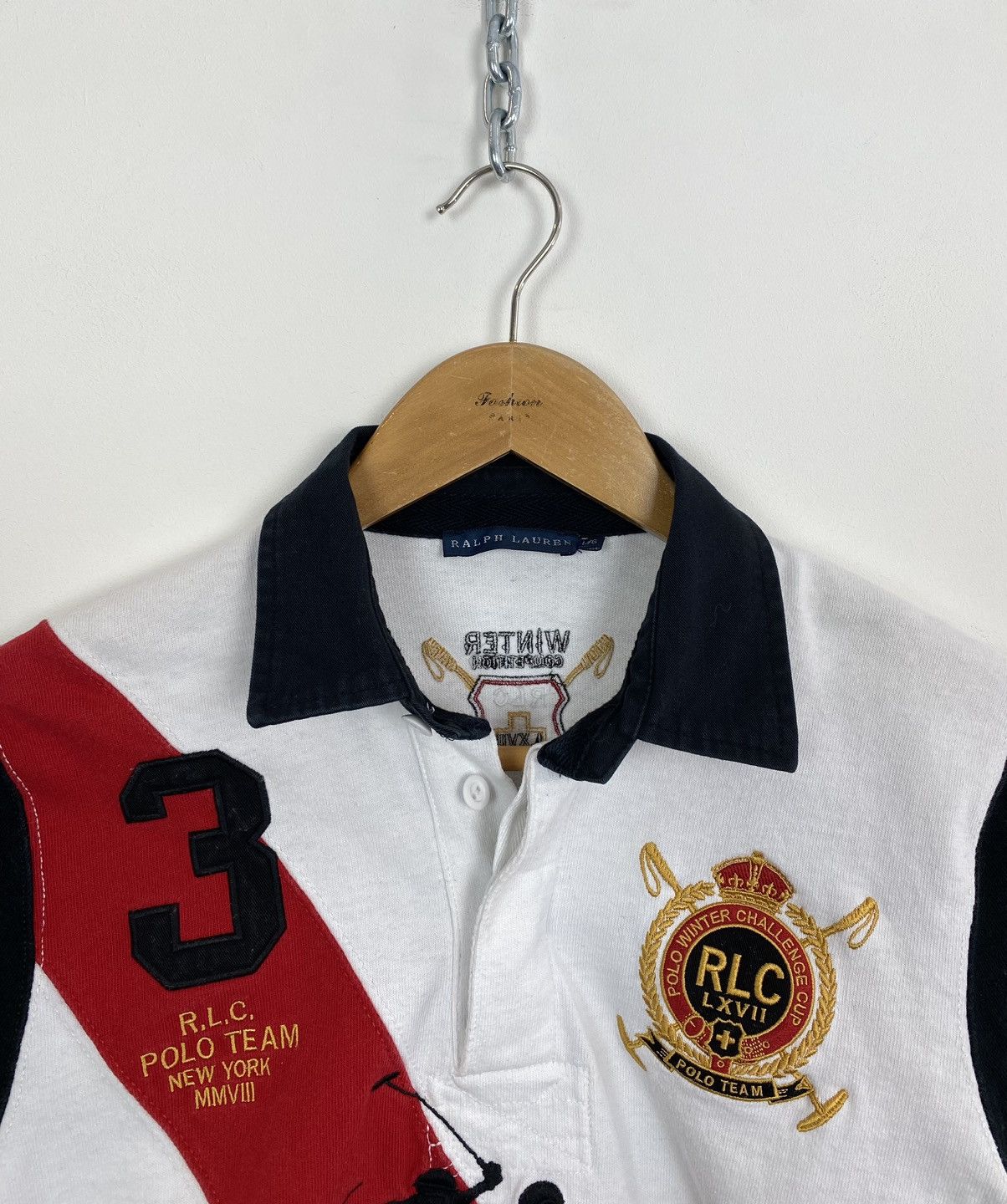 Ralph Lauren Polo Ralph Lauren Shirt Mercer Team NY #3 Club Rugby shirt Size L / US 10 / IT 46 - 5 Thumbnail