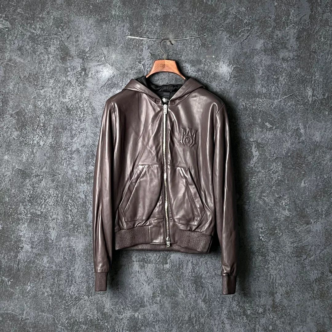 Amiri Amiri Leather Leather Jacket m Men Size US M / EU 48-50 / 2 - 1 Thumbnail