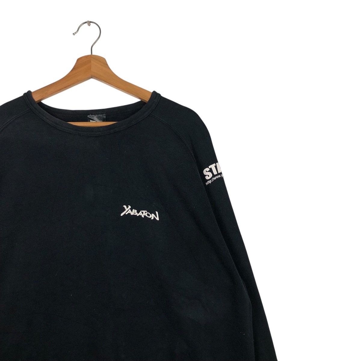Japanese Brand × Vintage 📌Vintage Sweatshirt Yabaton Big Logo Cartoon Network Size US L / EU 52-54 / 3 - 8 Thumbnail