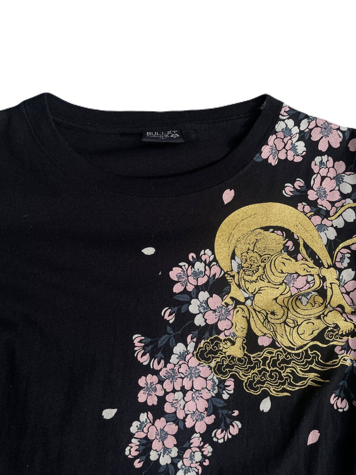Japanese Brand 2000s Japanese Glitter Sukajan Yakuza Long Sleeve Tee Size US M / EU 48-50 / 2 - 5 Thumbnail