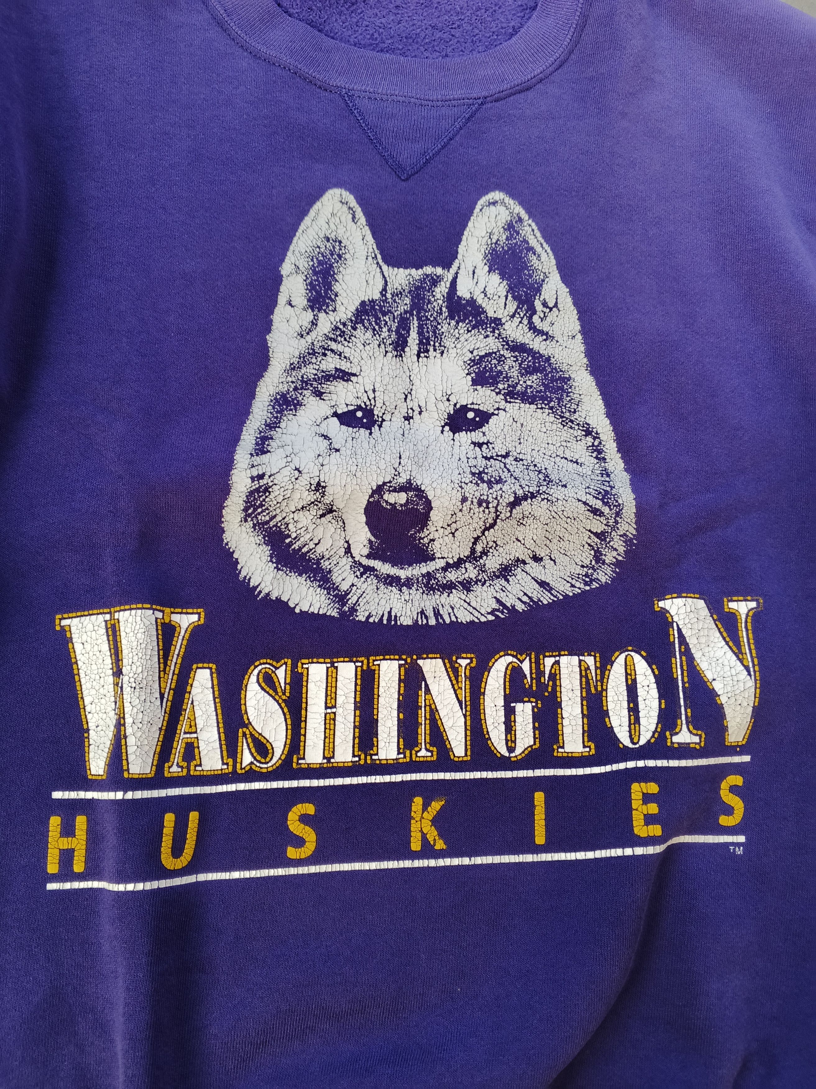 Russell Athletic Vintage Russell Washington Huskies Size US L / EU 52-54 / 3 - 2 Thumbnail