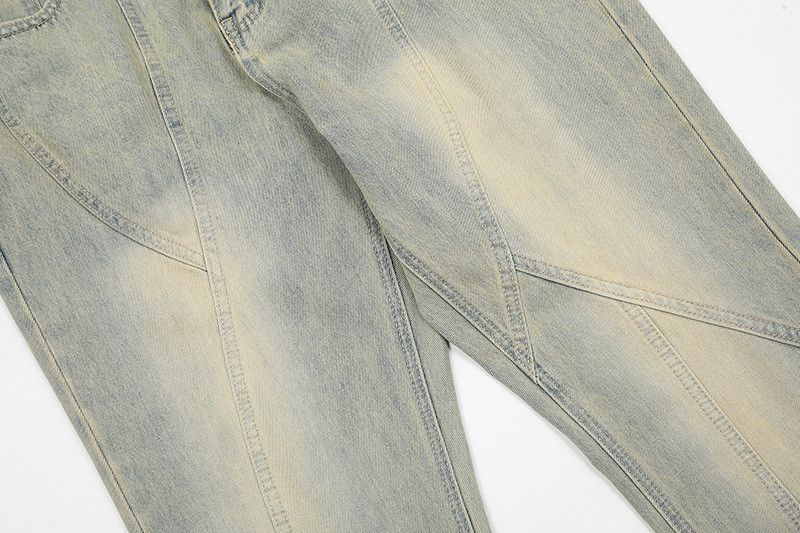 Vintage American retro street style vibe straight leg flared jeans Size US 32 / EU 48 - 4 Thumbnail