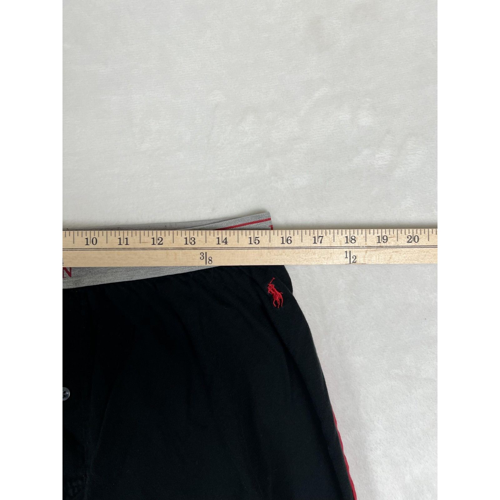 Polo Ralph Lauren Polo Ralph Lauren Sleepwear Pants Mens Large Black Red Logo Size US 34 / EU 50 - 4 Thumbnail