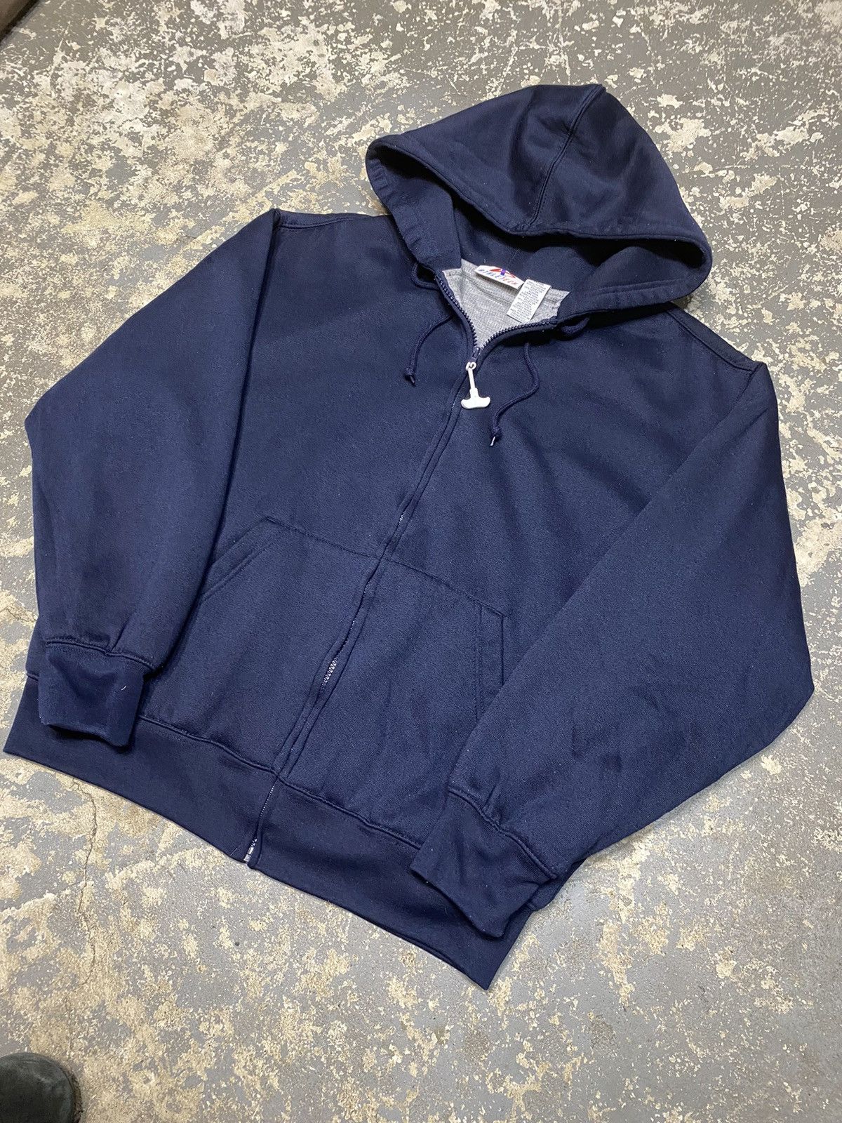 Japanese Brand × Vintage Vintage Athletec Waffle Insulated Thermal Zip Hoodie Sweat Size US L / EU 52-54 / 3 - 2 Thumbnail