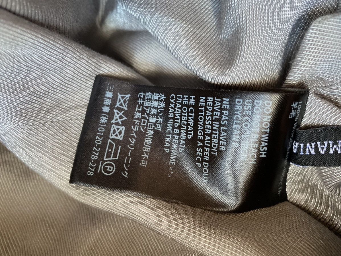 Haider Ackermann Laine Wool Grey Cropped Pants Size US 32 / EU 48 - 7 Thumbnail