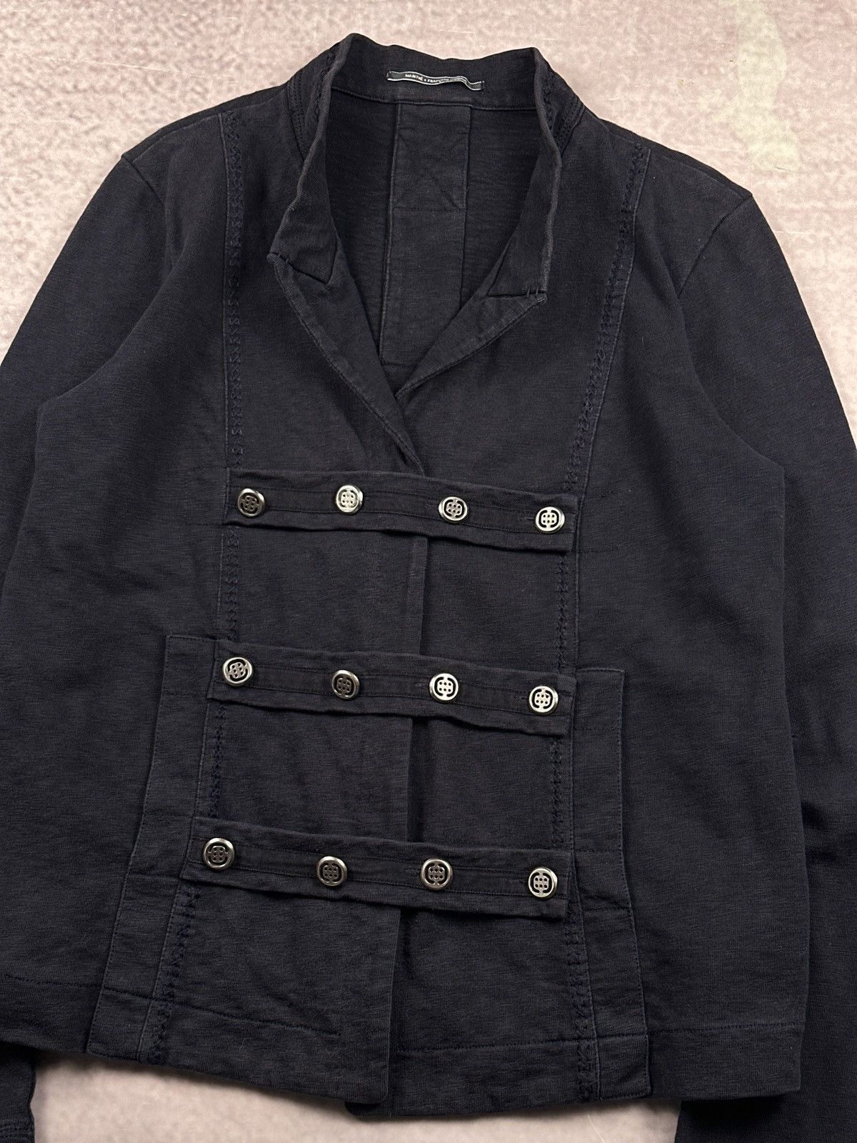 Marithe + Francois Girbaud Rare Marithe Francois Girbaud MFG Napoleon Button Up Jacket Size US M / EU 48-50 / 2 - 5 Thumbnail