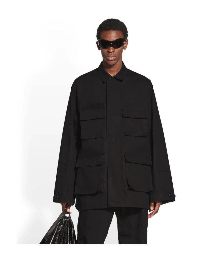Balenciaga Balenciaga BB 4-Pocket Oversized Utility Jacket Size US M / EU 48-50 / 2 - 7 Thumbnail