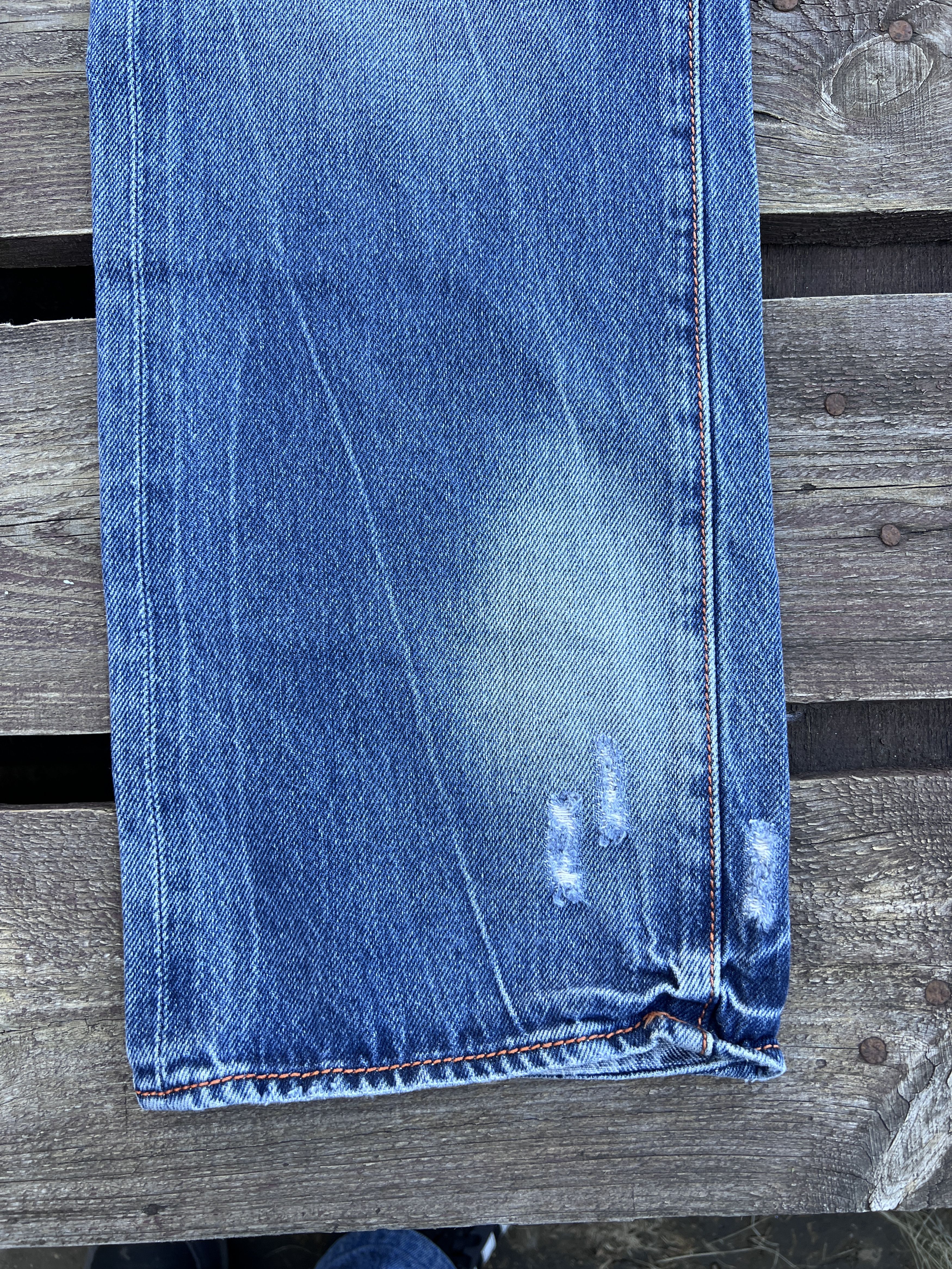 Vintage Vintage Y2K 883 Police Avant Garde Distressed Denim Jeans Size US 34 / EU 50 - 16 Thumbnail