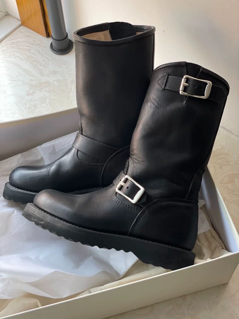 Our Legacy Our Legacy size37 Leather flat-soled engineer boots Size US 5 / EU 37 - 4 Thumbnail