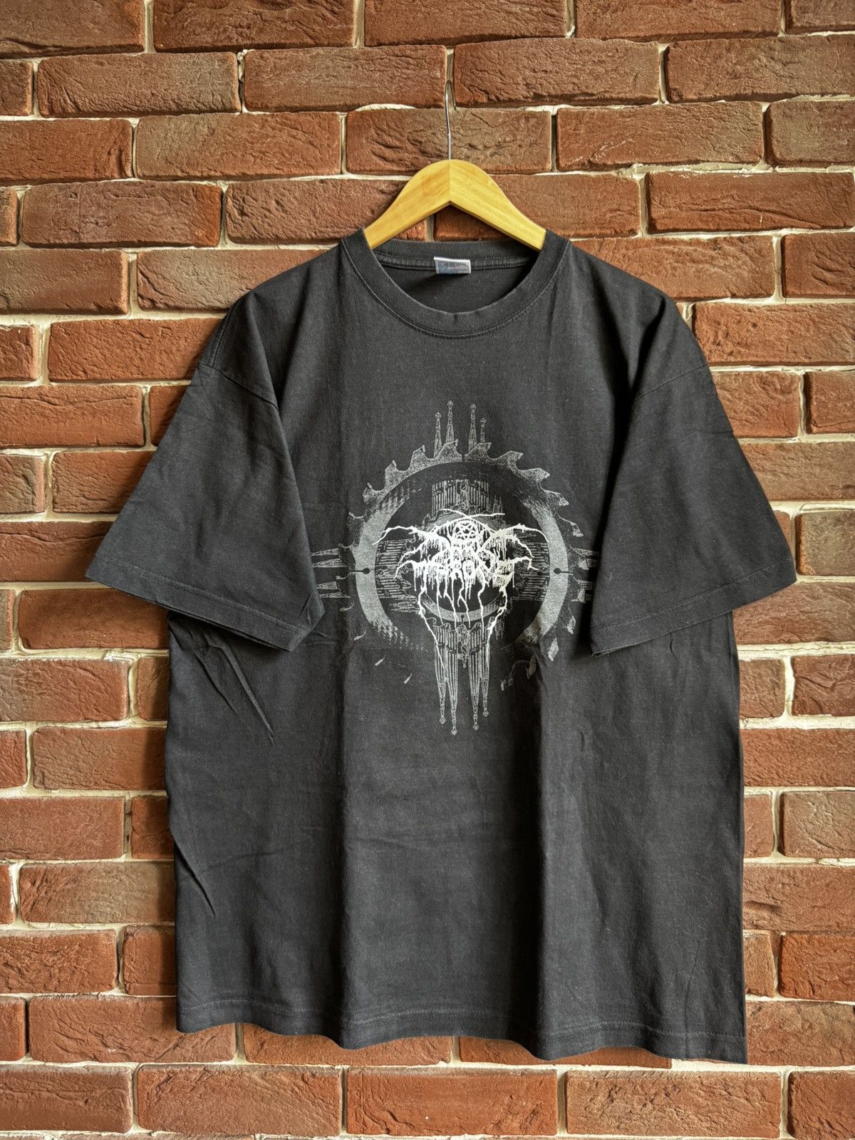 Band Tees Rare 00s DARKTHRONE Hate Them Vintage Band Metal T-Shirt Size US XL / EU 56 / 4 - 1 Thumbnail