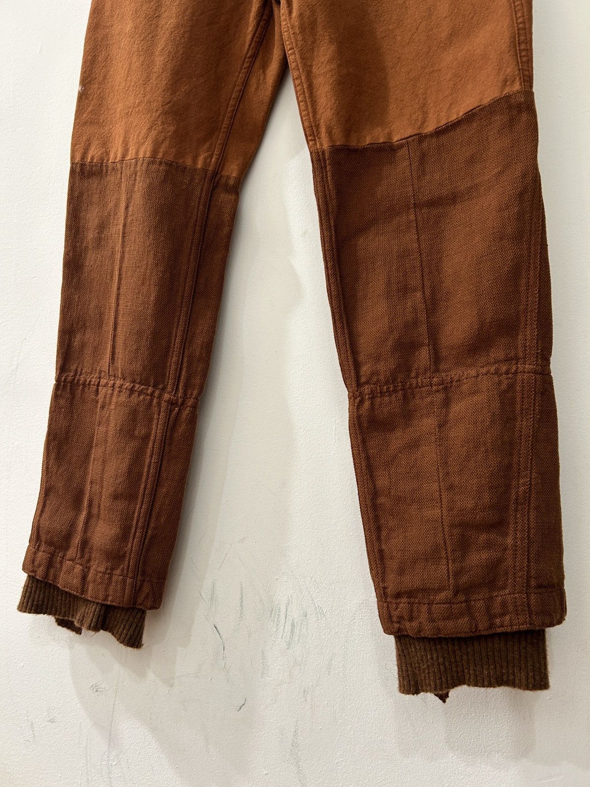 Haider Ackermann Layered Reconstructed Linen Pants Size US 28 / EU 44 - 3 Thumbnail