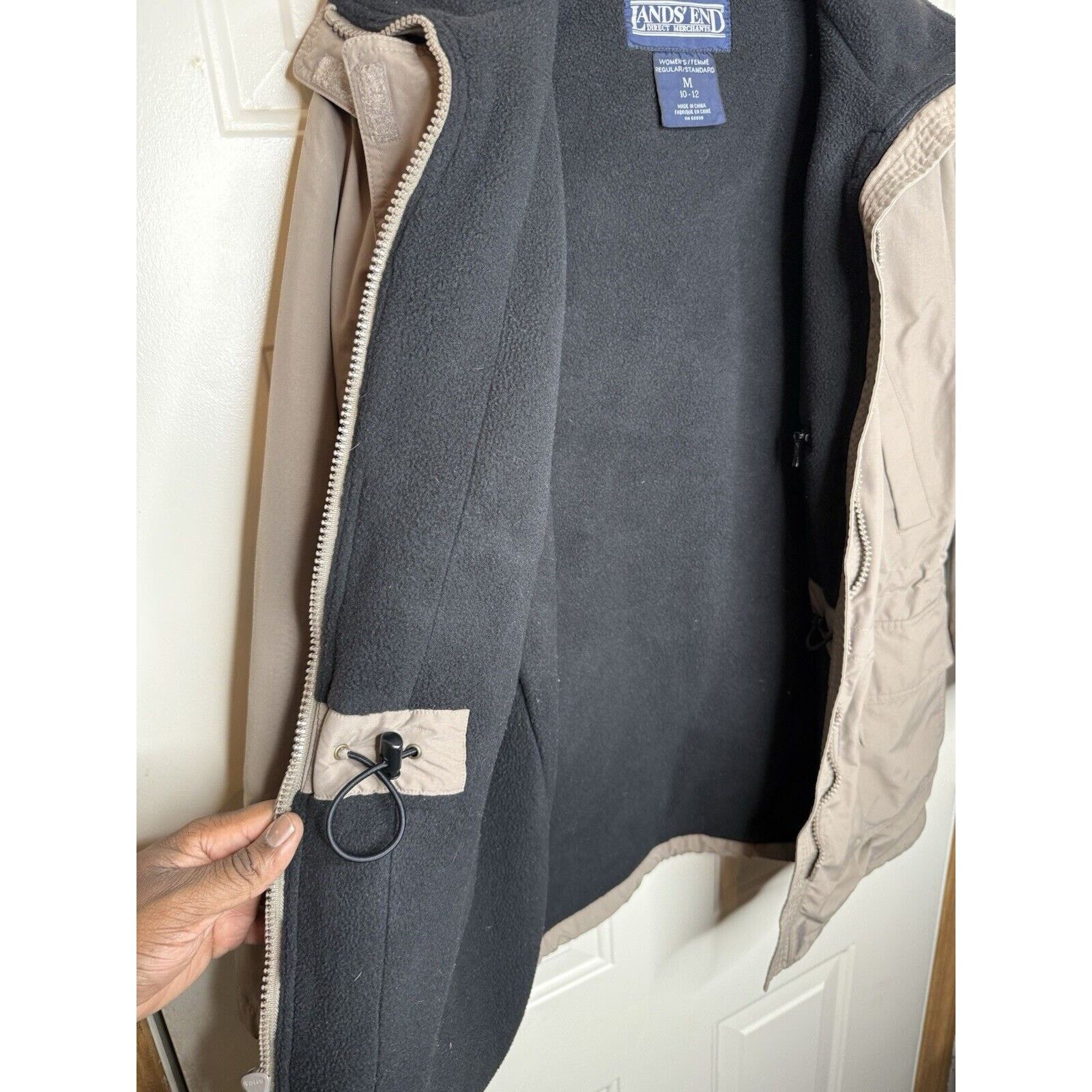 Lands' End Lands End Parka Coat Sherpa Lined Women’s Medium Beige Size M / US 6-8 / IT 42-44 - 12 Thumbnail