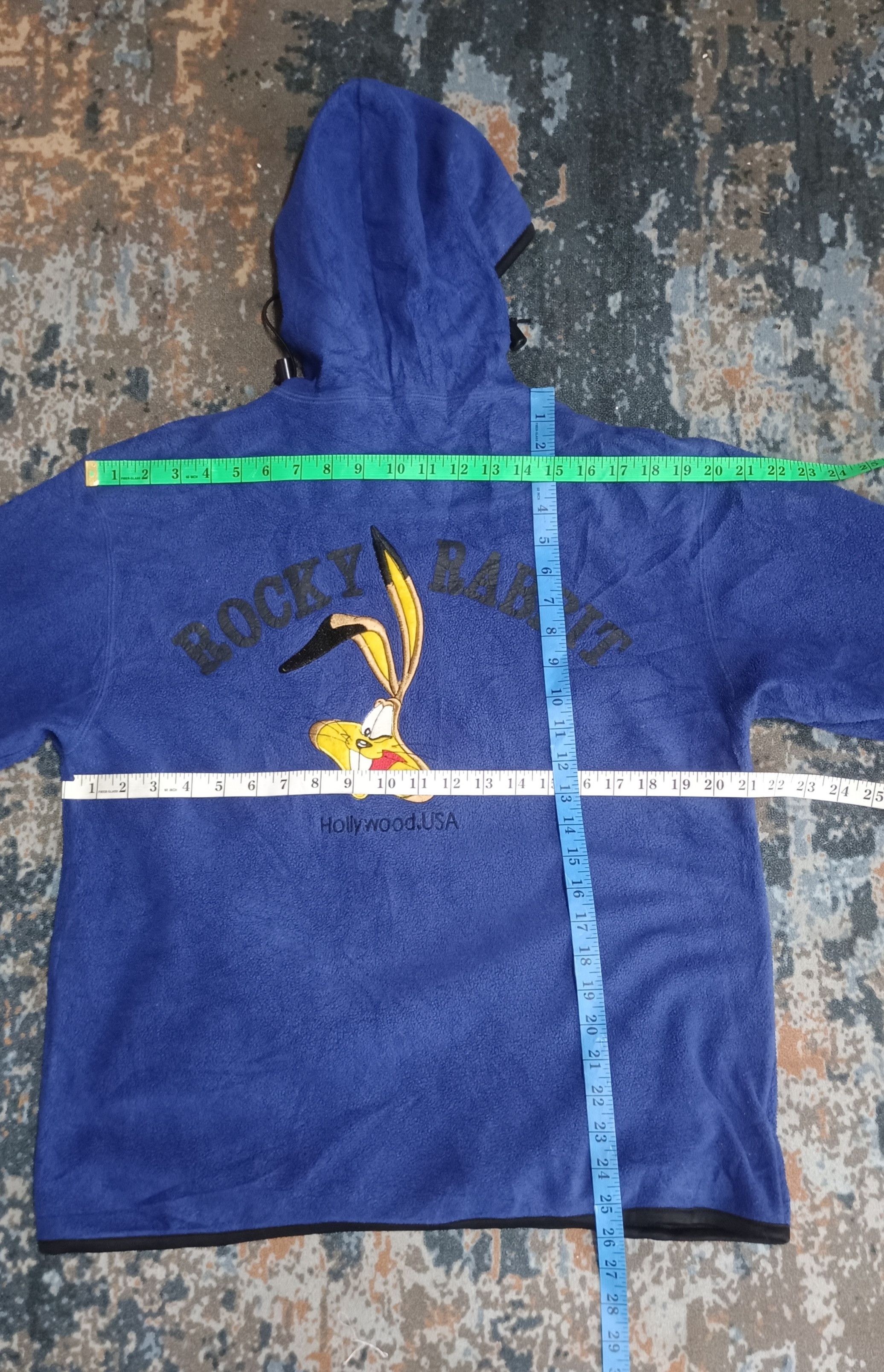 Cartoon Network Vintage Rocky Rabbit Hollywood USA Fleece Hoodie Jacket Size US M / EU 48-50 / 2 - 10 Thumbnail