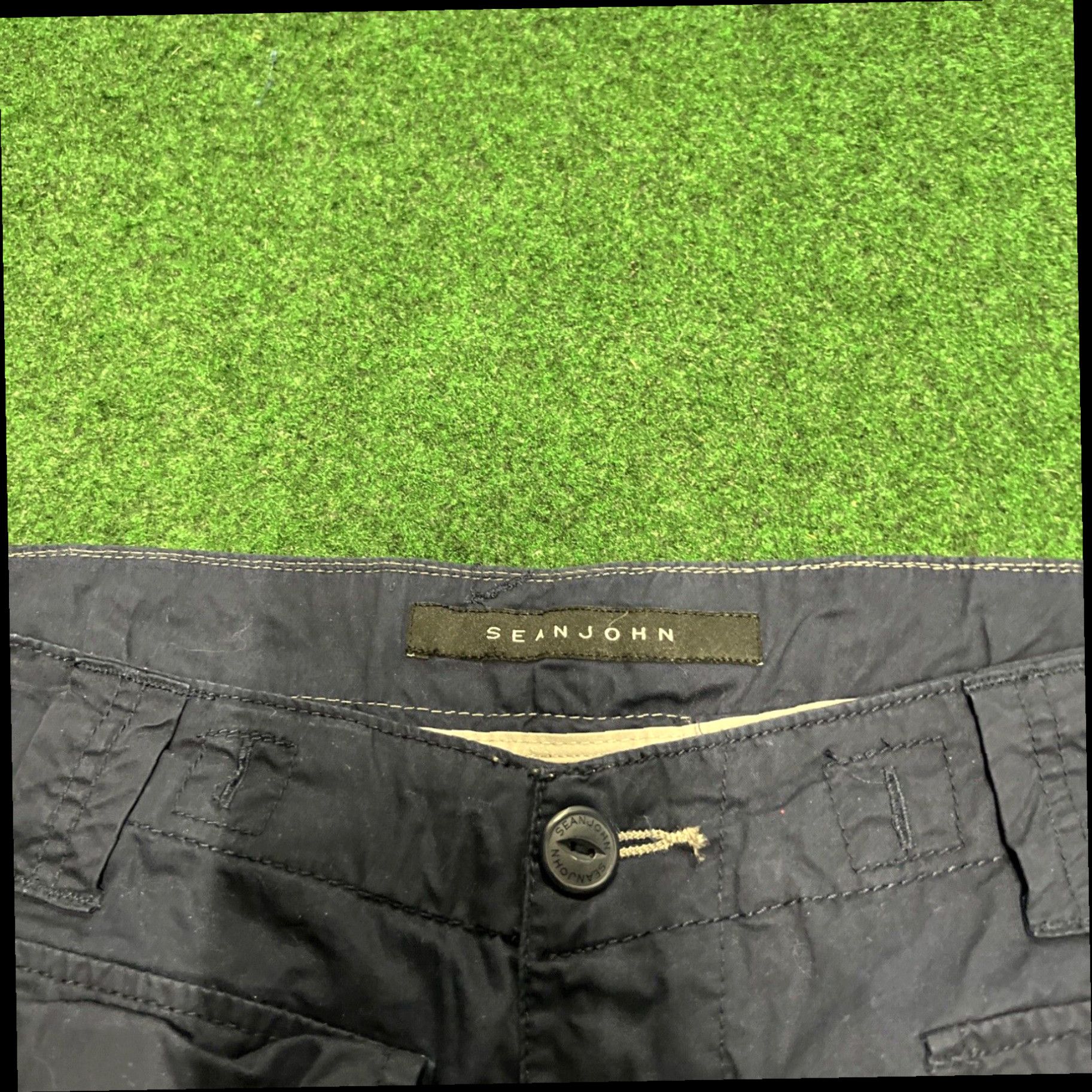 Sean John Sean John Mens Blue Cargo Parachute Shorts Size 30 Size US 30 / EU 46 - 4 Thumbnail