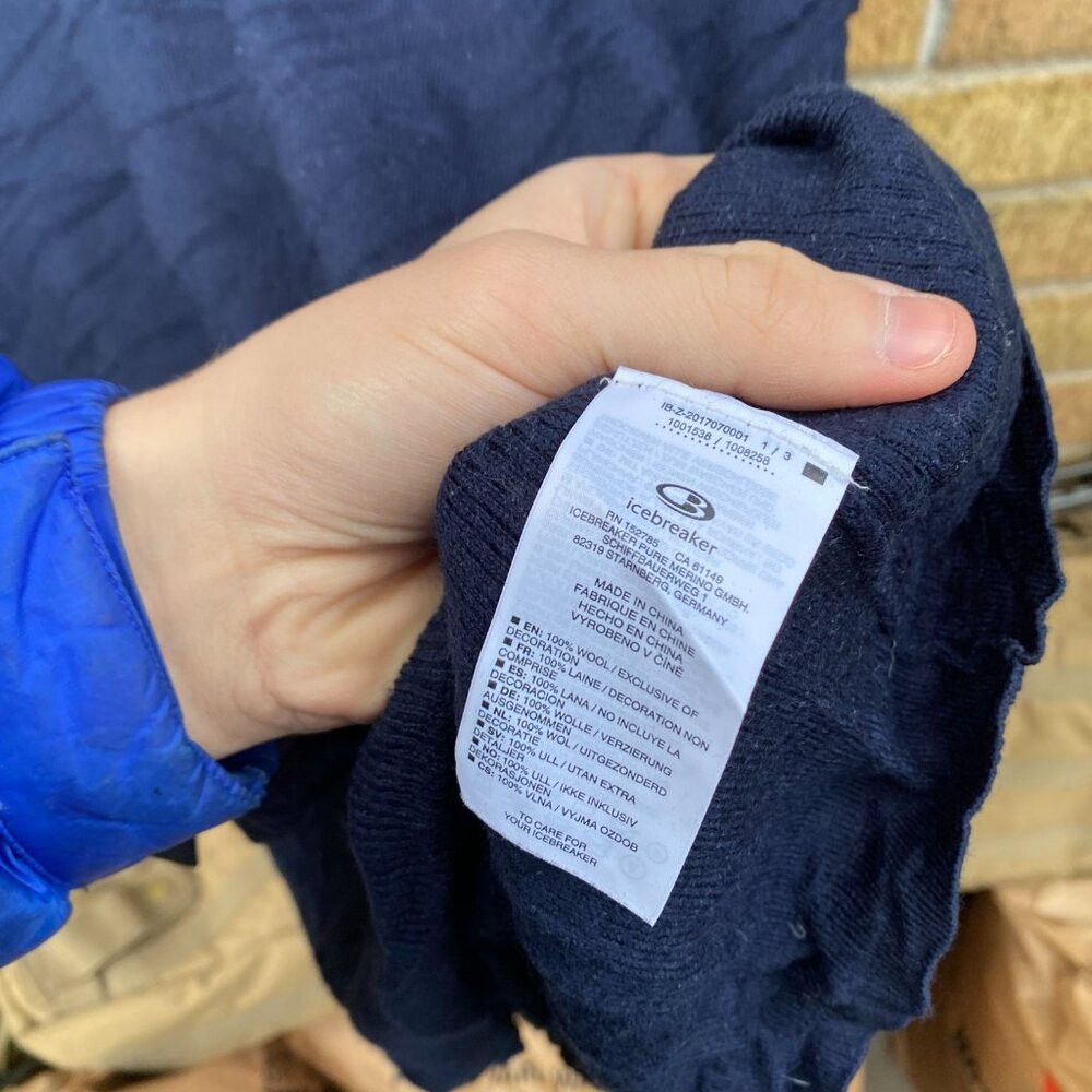 Icebreaker Vintage Ice Breaker Merino Wool Sweater Blue XL Size US XL / EU 56 / 4 - 7 Thumbnail