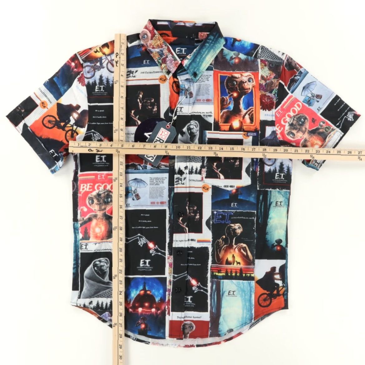 Vintage RSVLTS x ET Movie Poster Kunuflex Button Down Shirt Men's M Size US M / EU 48-50 / 2 - 3 Thumbnail